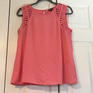 belk coral tank top